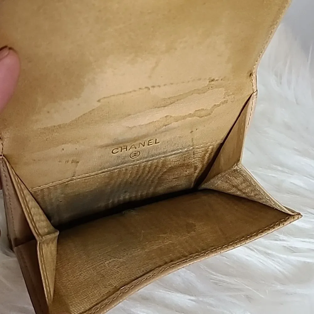 💯Authentic Channel Short Trifold Wallet 🍀